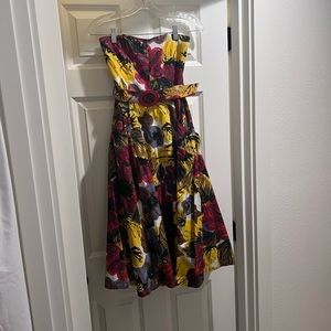 Tracy Reese (Plenty), strapless midi dress